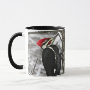 Taza Sr. Pileated Woodpecker Bird Mug