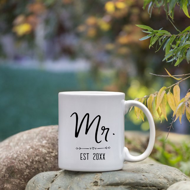 Taza Sr. y Sra. Est Boda Navidades de regalo para parej (Subido por el creador)