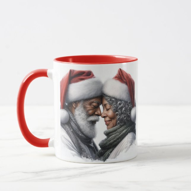Taza Sr. y Sra. Santa American Coffee Mug (Izquierda)