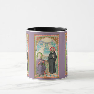 Taza SS. Mónica y Agustín en Ostia (SAU 047)
