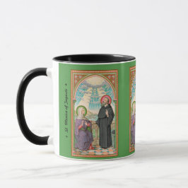 Taza SS. Monica y Agustina en Ostia (SAU 047)