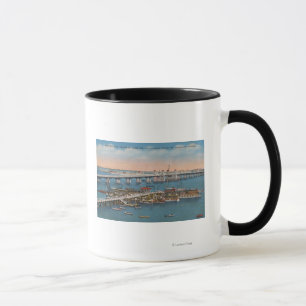 Taza St Augustine, FL - vista del puente de leones