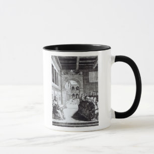 Taza St. Benedicto que predica en el monasterio