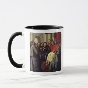 Taza St Bonaventure (1221-74) en el consejo de Lyon