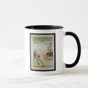 Taza St. Brendan en su nave