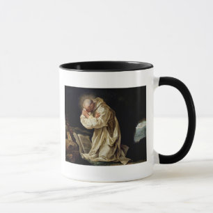 Taza St. Bruno que ruega en el desierto, 1763