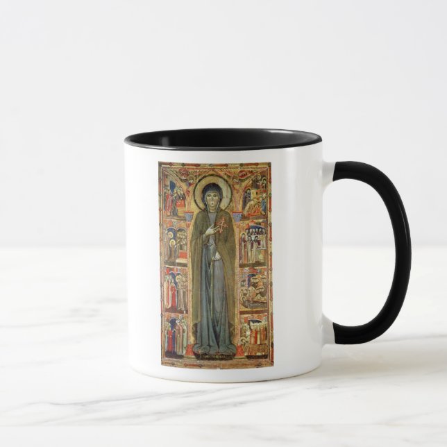 Taza St. Clare con escenas a partir de su vida (Derecha)