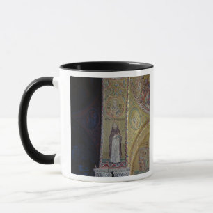 Taza St Dominic y San Nicolás, mosaico en el atrio