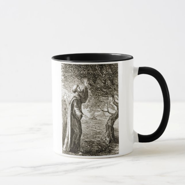 Taza St. El Columba cambia la fruta amarga en el dulce, (Derecha)