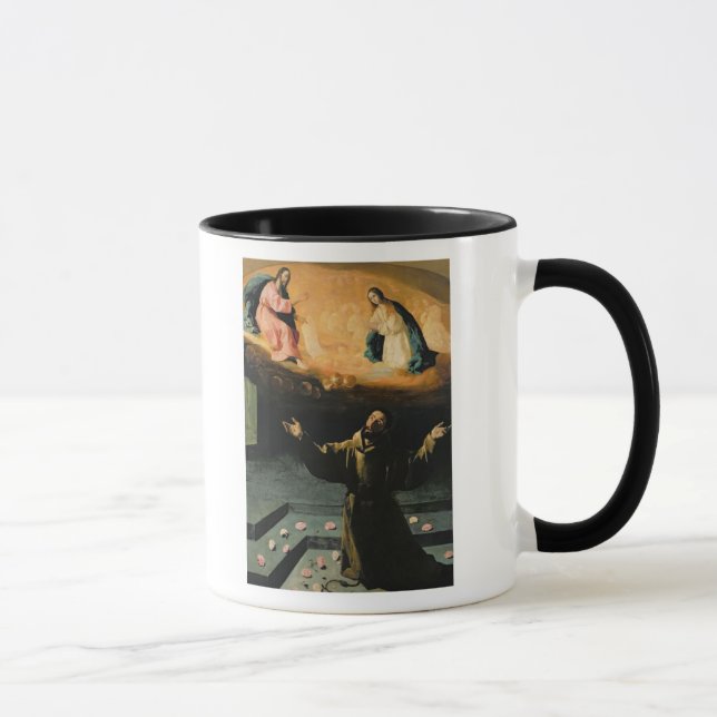 Taza St Francis de Assisi, el milagro de los rosas (Derecha)