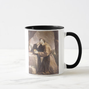 Taza St Francis de Assisi en el rezo