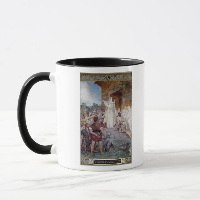Taza St. Genevieve que calma el Parisians (Izquierda)