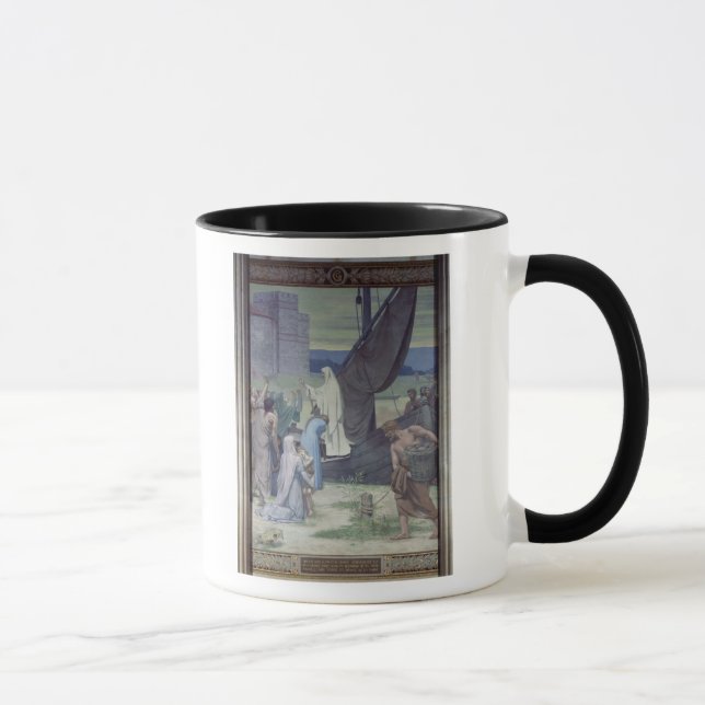 Taza St. Genevieve que trae fuentes (Derecha)