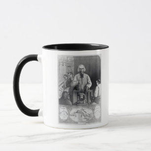 Taza St. Jean-Marie Vianney que predica, siglo XIX