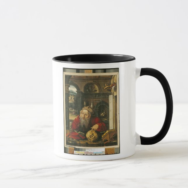 Taza St Jerome en su estudio (Derecha)