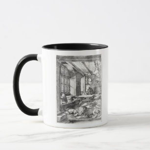 Taza St Jerome en su estudio, 1514