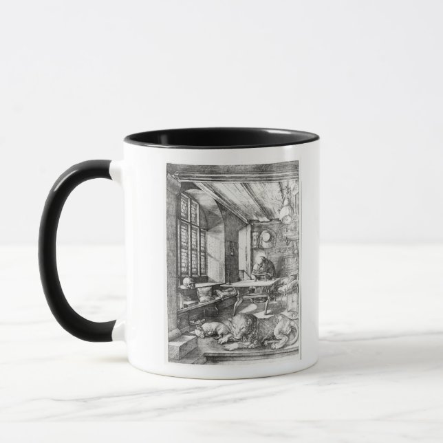 Taza St Jerome en su estudio, 1514 (Izquierda)