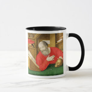 Taza St Jerome en su estudio, 1650 (bodycolour y w/c