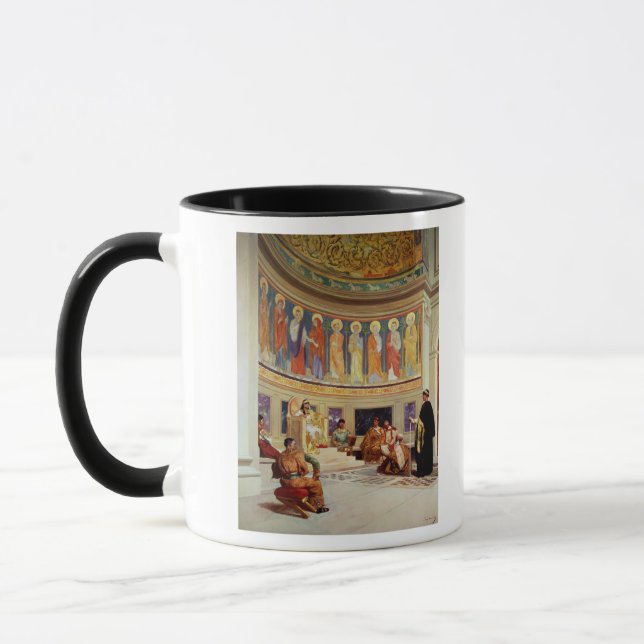 Taza St John Chrysostom exiliado por la emperatriz (Izquierda)