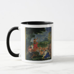 Taza St. John la predicación baptista, pintada antes d
