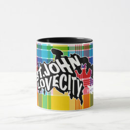 Taza St. John "Love City" Islas Vírgenes Estadounidense