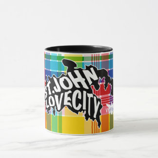 Taza St. John "Love City" Islas Vírgenes Estadounidense