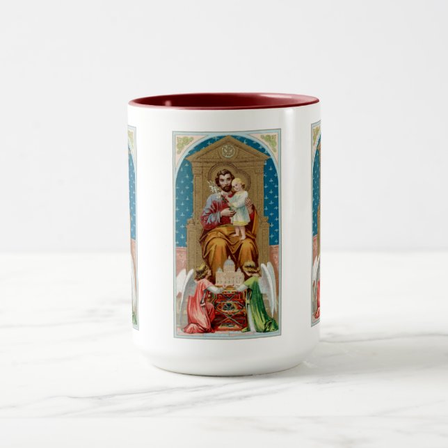 Taza St. Joseph, Toddler CC, ángeles con modelo Vatican (Centro)