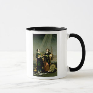 Taza St. Justina y St. Rufina, 1817