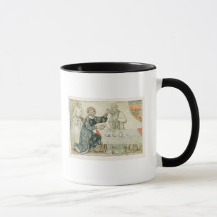 Taza St. Louis que alimenta a un monje mezquino