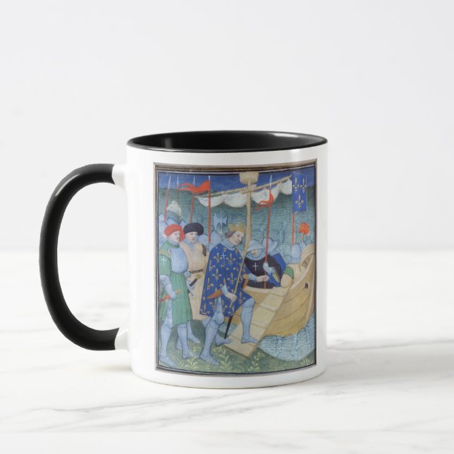 Taza St. Louis que se embarca para las cruzadas (Izquierda)