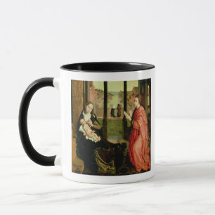 Taza St Luke que dibuja un retrato de la Virgen