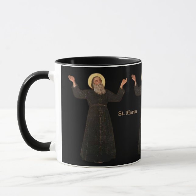 Taza St. Maron/مَ・رُ ن Maronite (Izquierda)