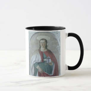 Taza St Mary Magdalena, 1466 (fresco) (detalle) (véase