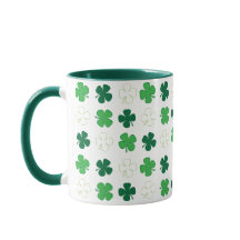 St. Patrick Day Irish Green Shamrock Mug