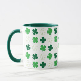 Taza St. Patrick Day Irish Green Shamrock Mug
