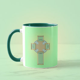 Taza St. Patrick's Day Celtic Cross Coffee