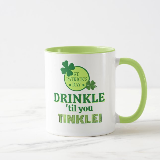 Taza St Patrick's Day FUN! Best Group or individual (Derecha)