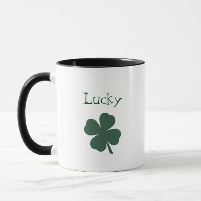 Taza St. Patrick's Day Green Shamrock (Izquierda)