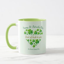 St. Patrick's Day Shamrock Keepsake I Best of Luck