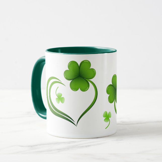 Taza St. Patrick's Day Shamrock Mug (Anverso izquierdo)