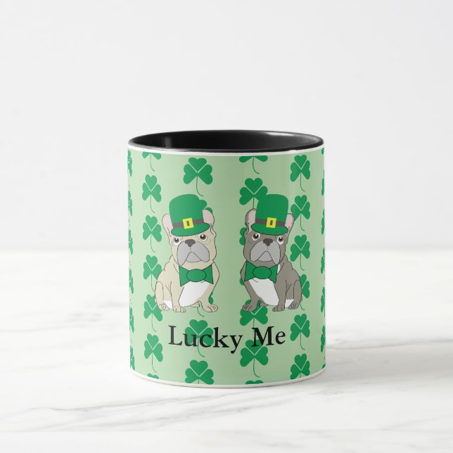 Taza St. Patricks French Bulldogs (Centro)