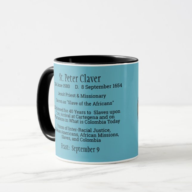 Taza St. Peter Claver (BK 058) (Anverso izquierdo)