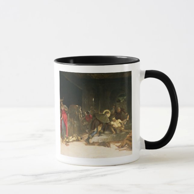 Taza St. Roch que cura la plaga (Derecha)