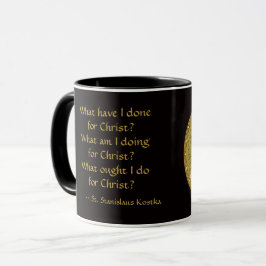 Taza St. Stanislaus Kostka (SNV 25) Café Mug 1a (Rnd)