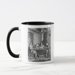 Taza St. Vincent de Paul y Julio cardinal Mazarin