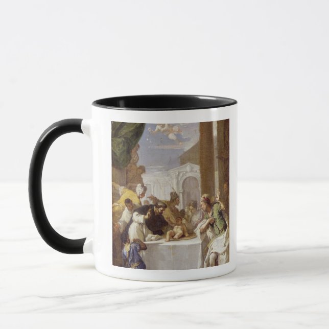 Taza St. Vincent Ferrer que realiza un milagro (Izquierda)