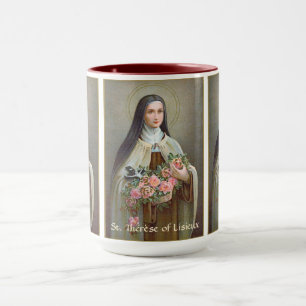 Taza Sta. Teresa de Lisieux la pequeña flor (BJE 01)