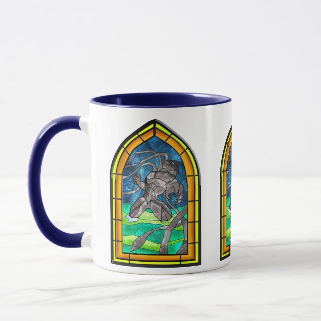 Taza StainGlass Kraken Mug (Izquierda)