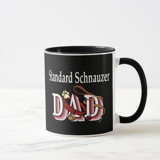 Taza Standard Schnauzer Dad Mug (Derecha)