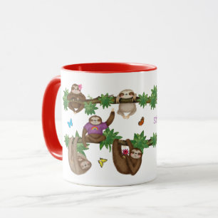 Taza Stanley Sloth púrpura fango personalizado
